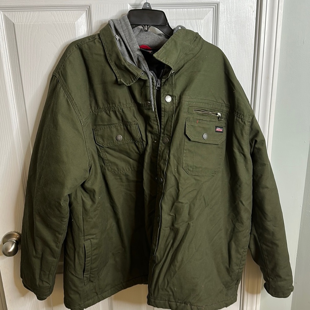 Men’s Dickies Double Layered Coat with Hood 4XL